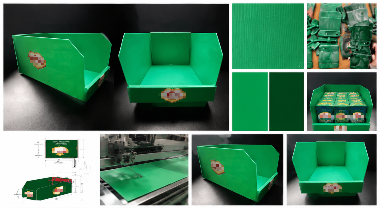 Custom-made hollow board display box for a Philippine client
