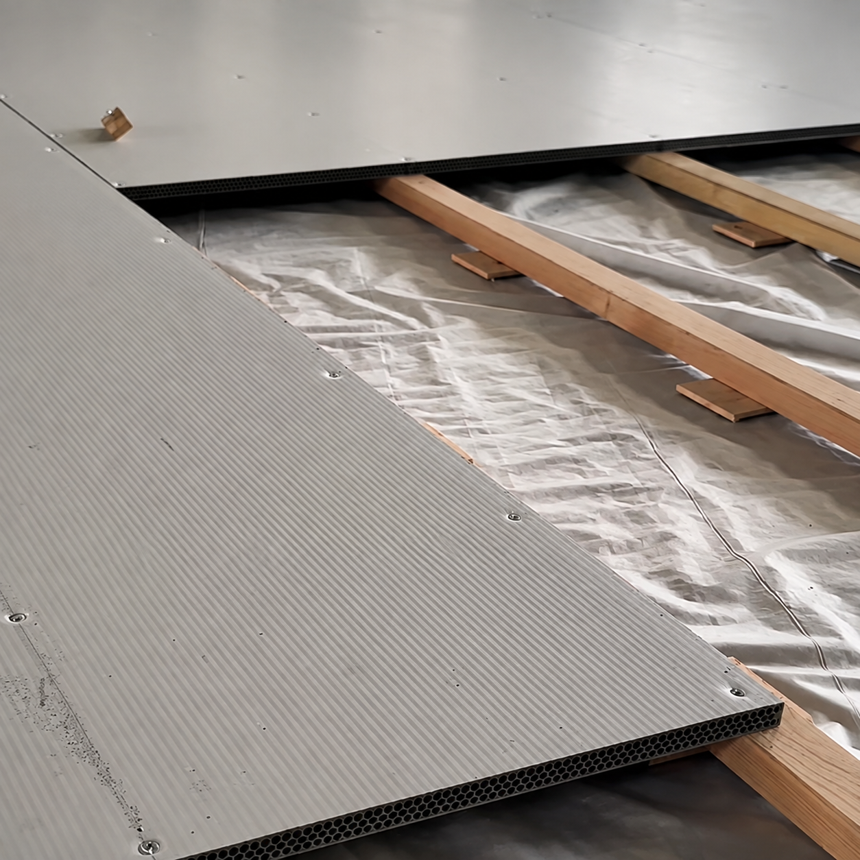 Hollow Plastic Formwork Board for Sports Flooring Construction